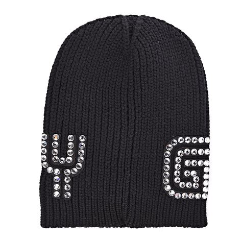 guccy rhinestone hat|Gucci beanie hat.